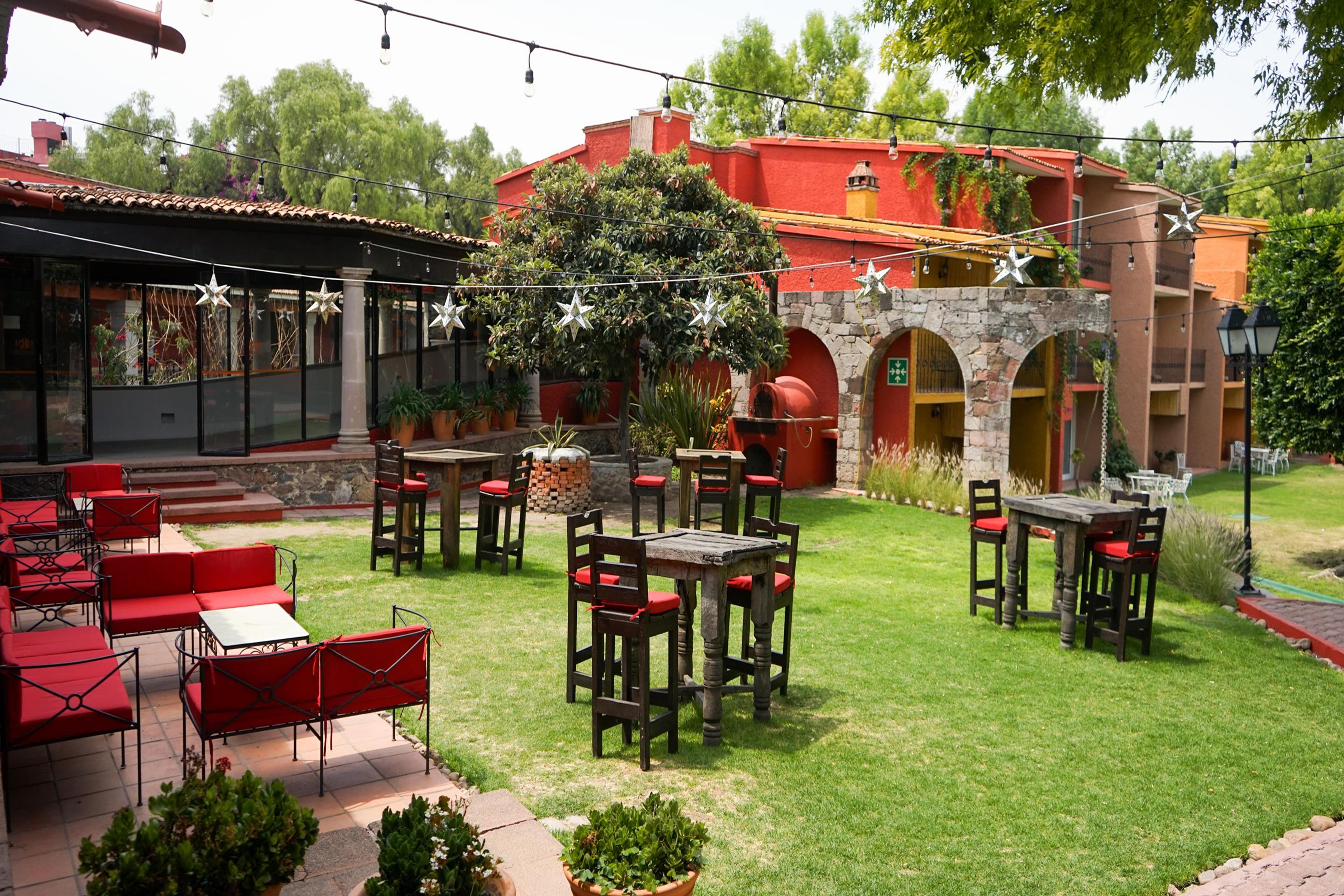 瑞尔德米纳斯酒店 圣米格尔－德阿连德 外观 照片 Restaurant Hacienda de los Reyes
